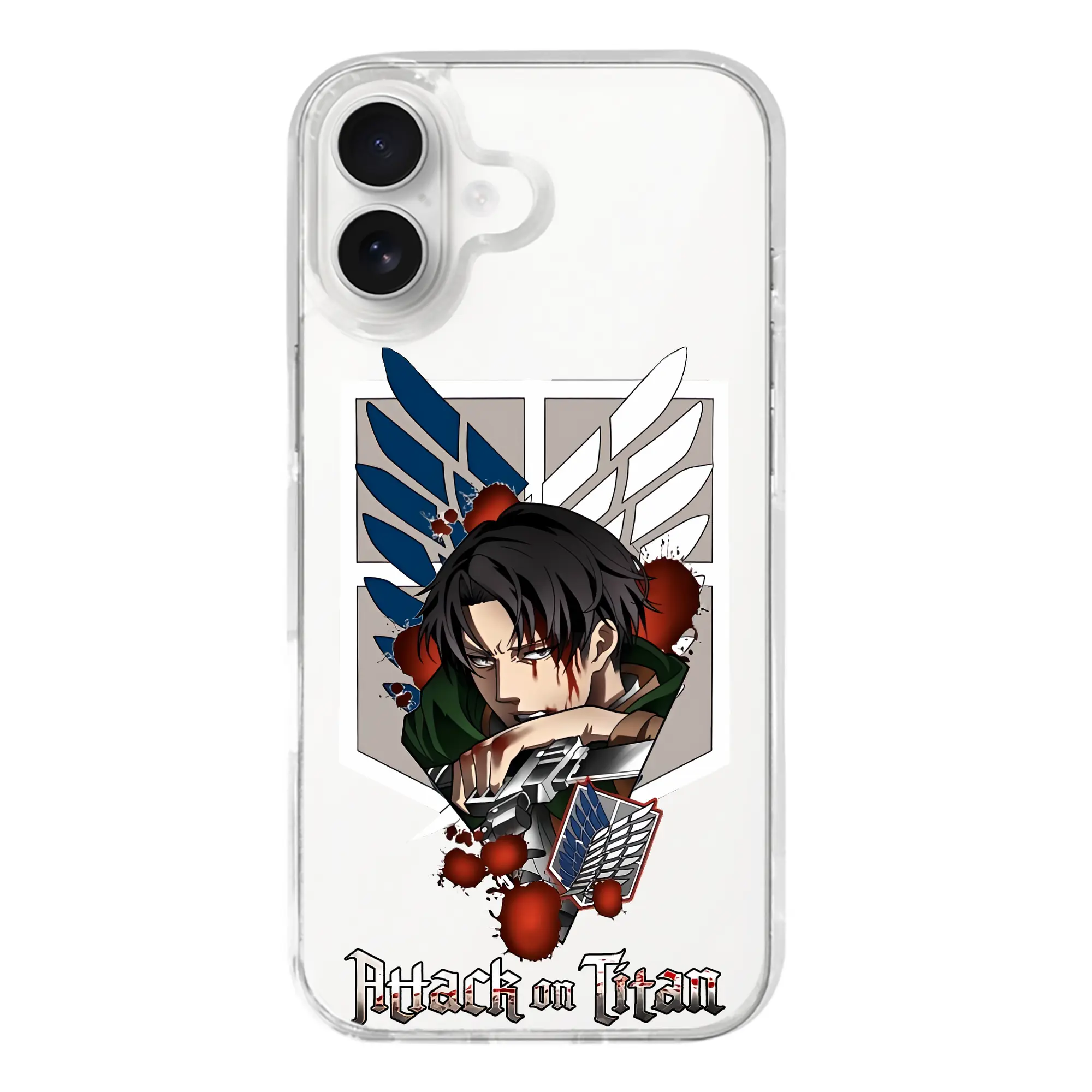 進撃の巨人 グッズ リヴァイ・アッカーマン - iPhone 17シリーズ 透明スマホケース – 薄型・耐衝撃・精密フィット保護カバー